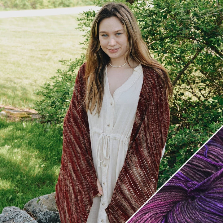 The Madeleine Shawl Knit-A-Long Kit - Darn Good Yarn
