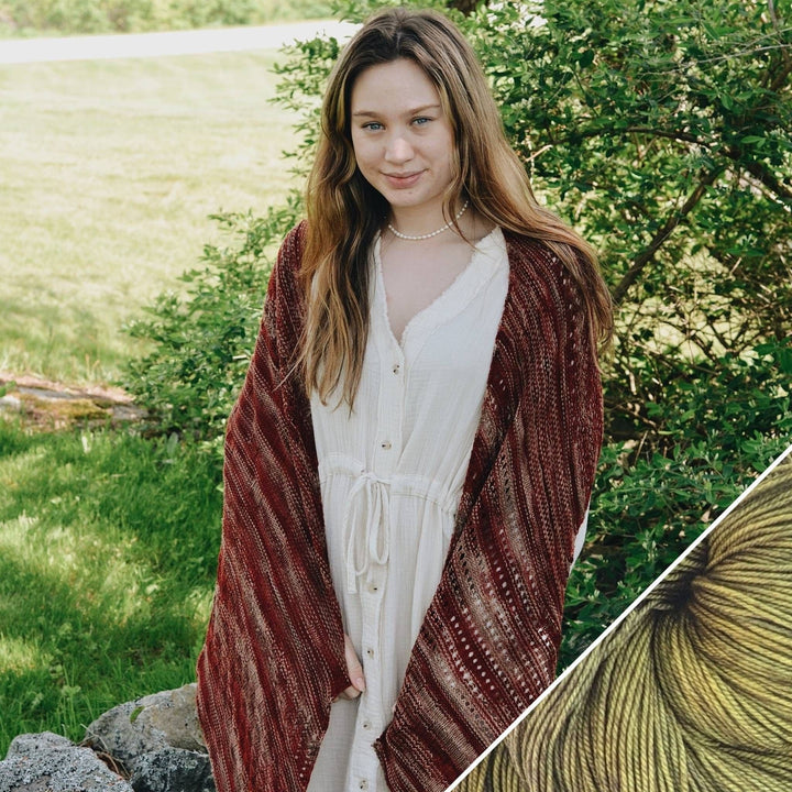 The Madeleine Shawl Knit-A-Long Kit - Darn Good Yarn