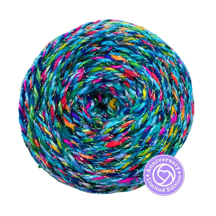 Triple color twisted weight Yarn.