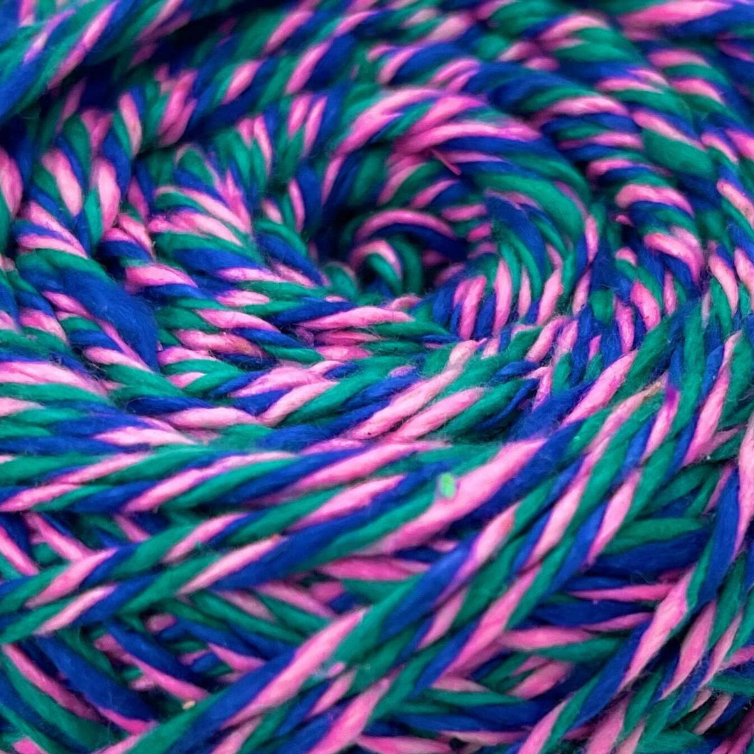 Triple color twisted weight Yarn.