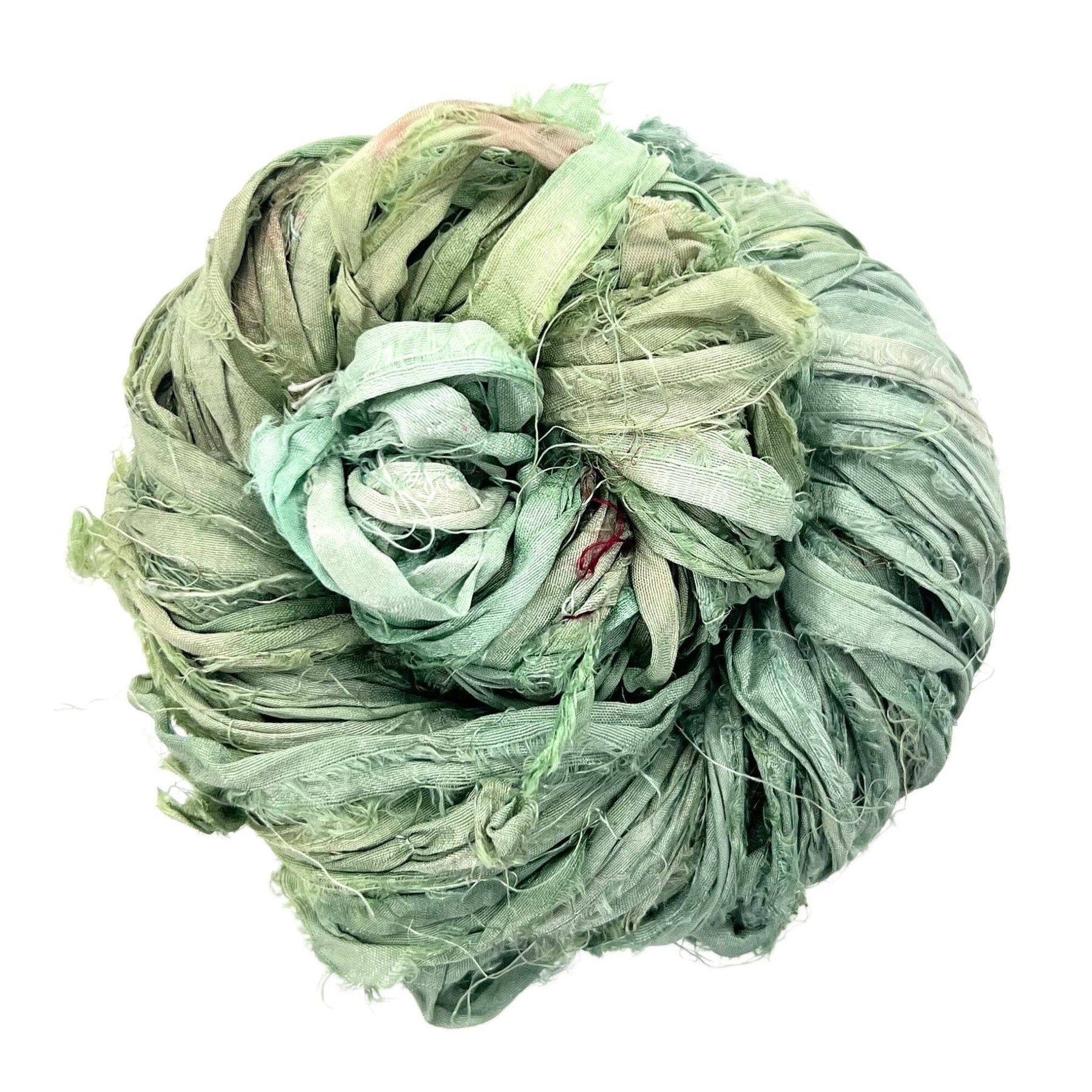 Sari Ribbon Thread Artisan Sari Silk Ribbon Yarn | Darn Good Yarn