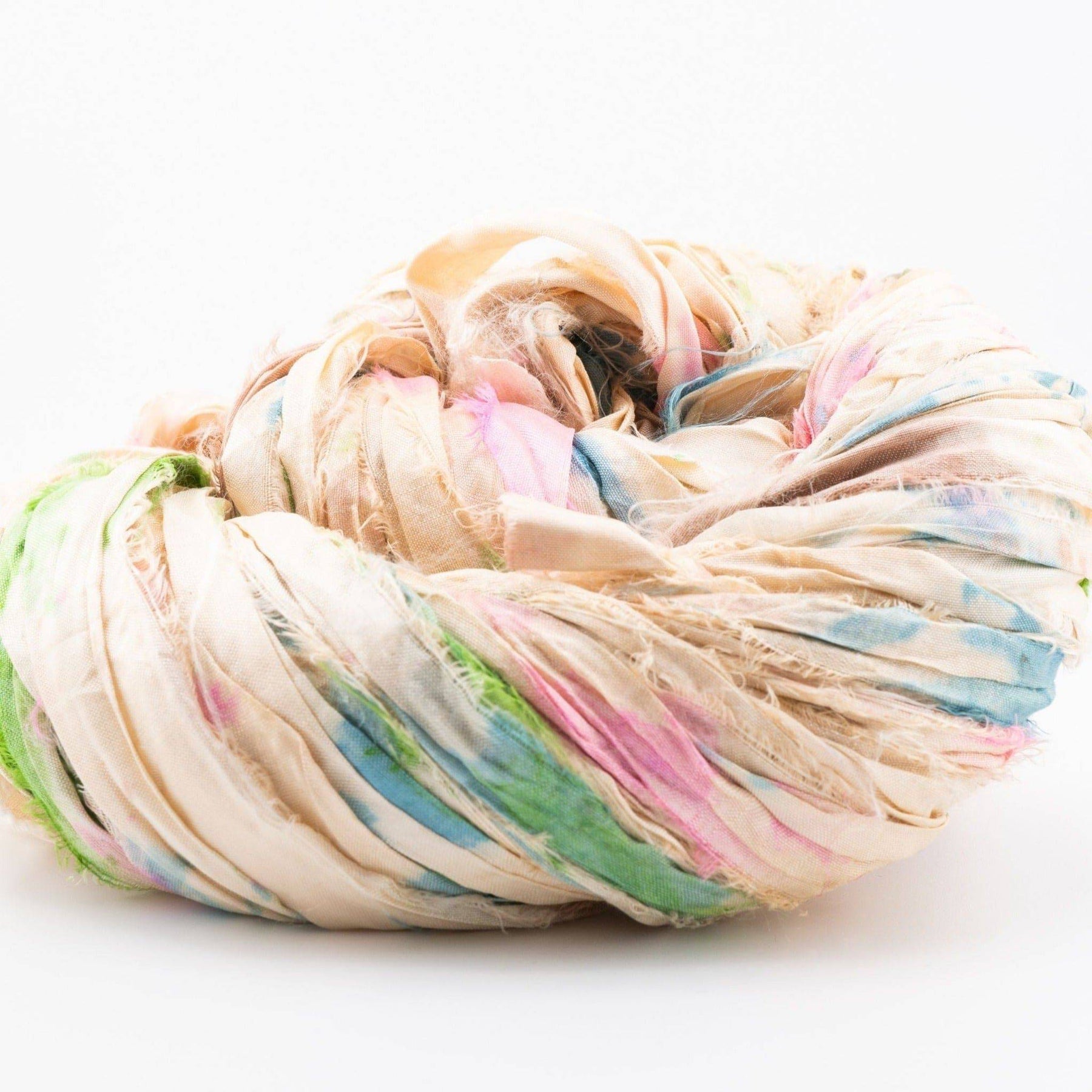 Sari Ribbon Thread Artisan Sari Silk Ribbon Yarn | Darn Good Yarn