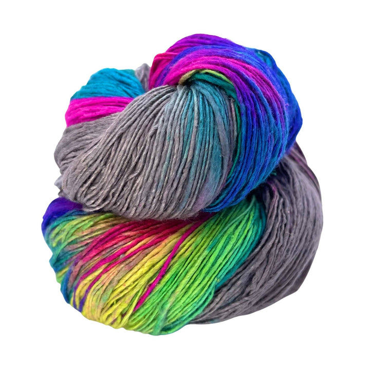 Peek-a-Boo Lace Weight Recycled Silk Yarn - Darn Good Yarn