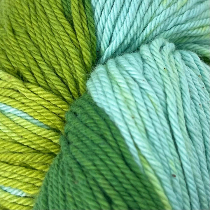 Fields of Green 100% Cotton Yarn. Worsted Weight