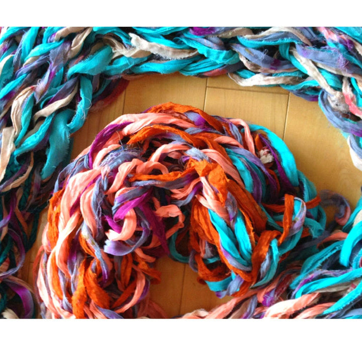 arm knit scarf