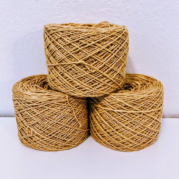 3 Cake of Naturally Dyed Cotton Yarn in Shallot