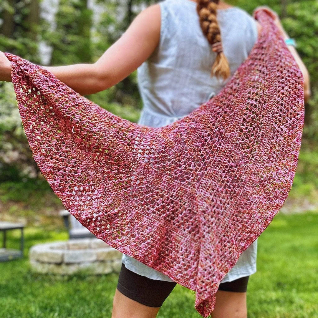 easy shawl crochet kit