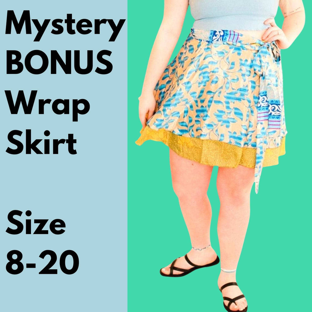 mystery bonus wrap skirt size 8-20