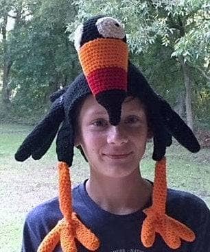 Birdbrain Toucan Hat: Crochet Toucan Hat Pattern