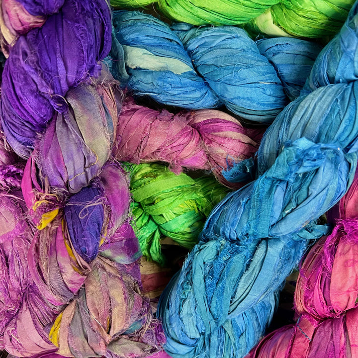 Mystery Hank of Sari Silk Ribbon Yarn