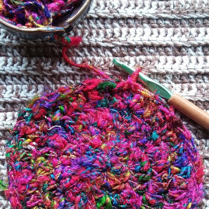 In progress picture of Darn Good Catchall Baskets