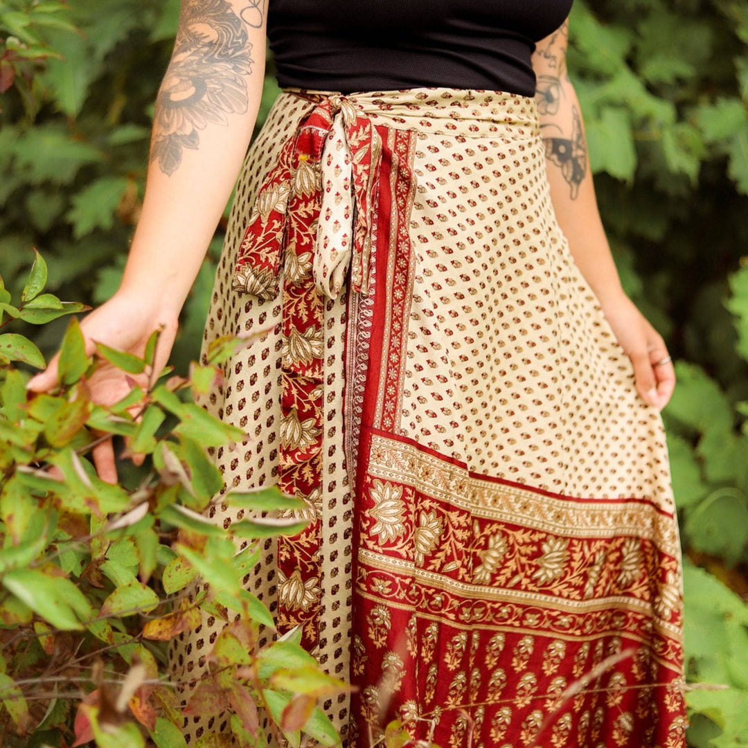 Do Darn Good Sari Wrap Skirt
