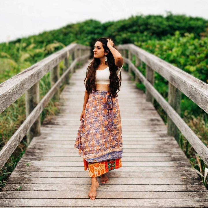 Do Darn Good Sari Wrap Skirt
