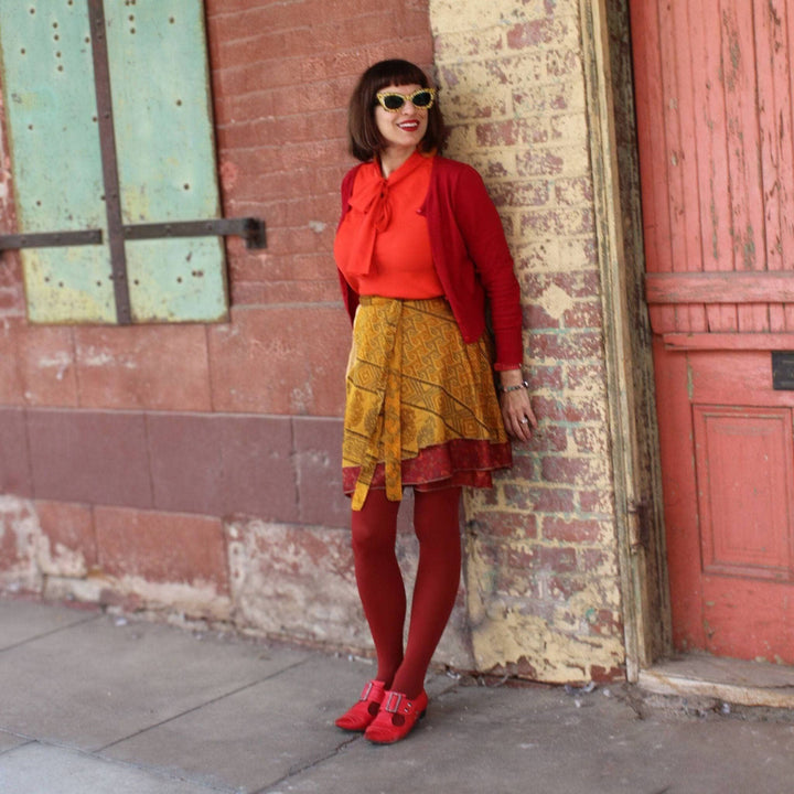 Do Darn Good Sari Wrap Skirt