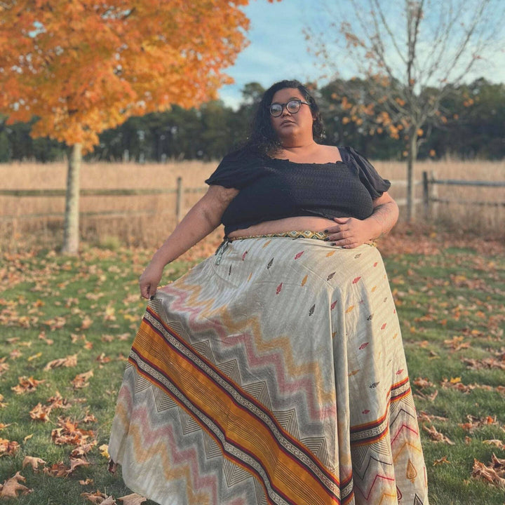 Do Darn Good Sari Wrap Skirt