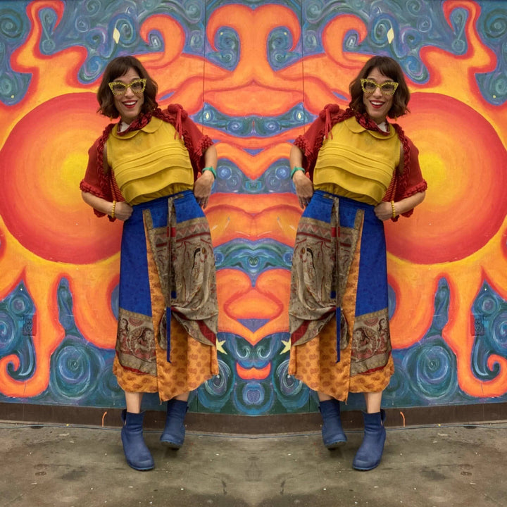 Do Darn Good Sari Wrap Skirt