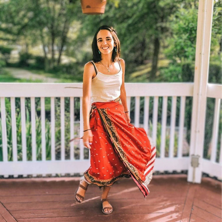 Do Darn Good Sari Wrap Skirt