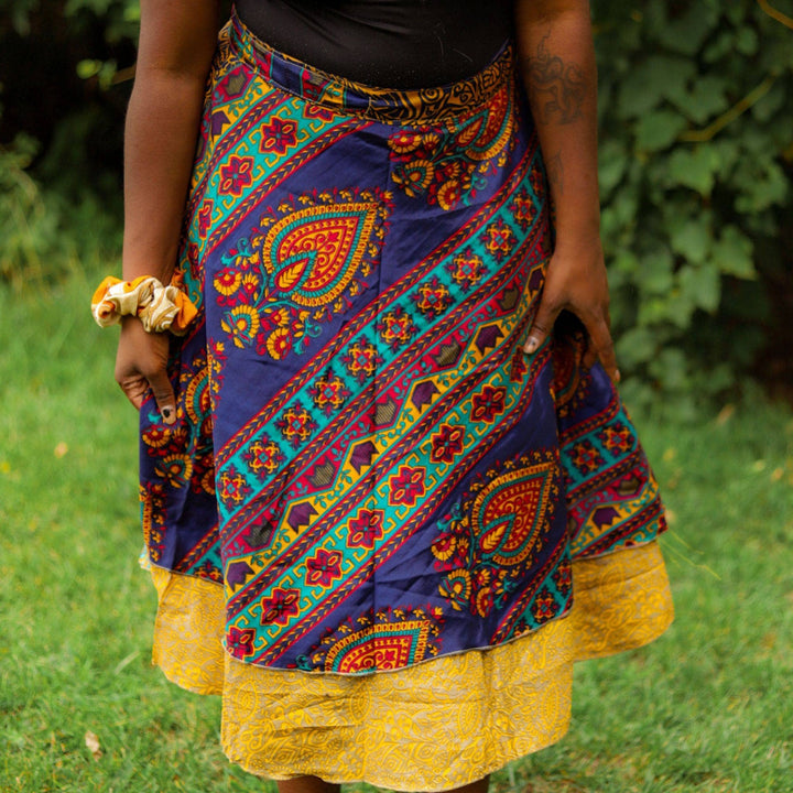 Do Darn Good Sari Wrap Skirt