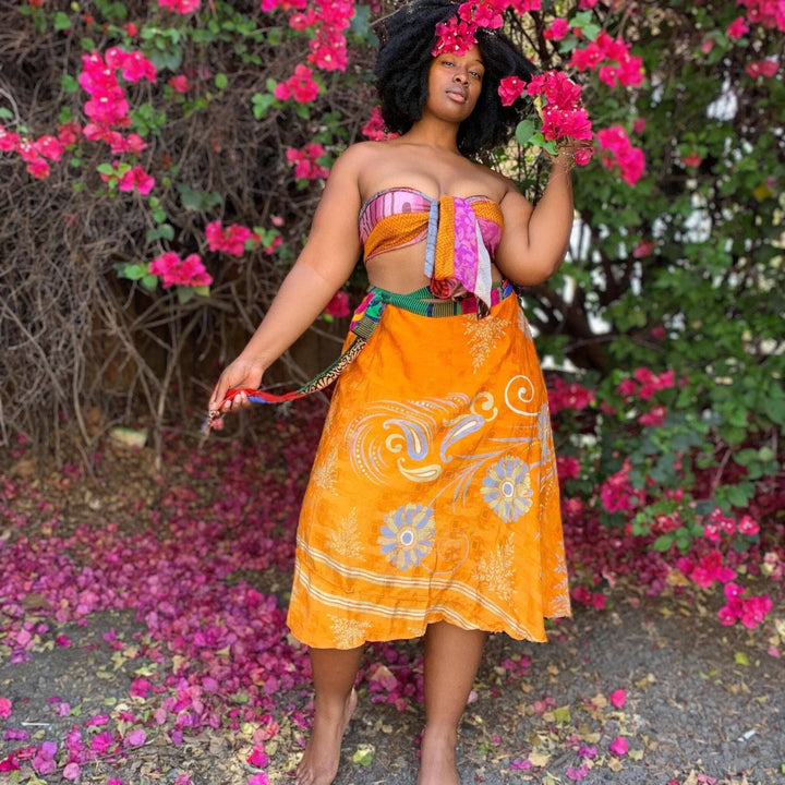Do Darn Good Sari Wrap Skirt