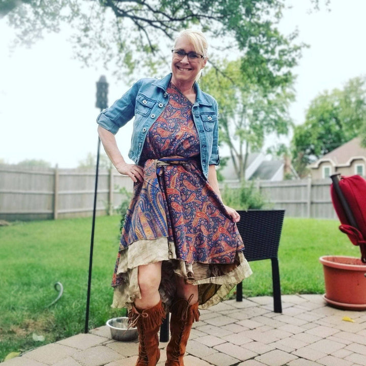 Do Darn Good Sari Wrap Skirt