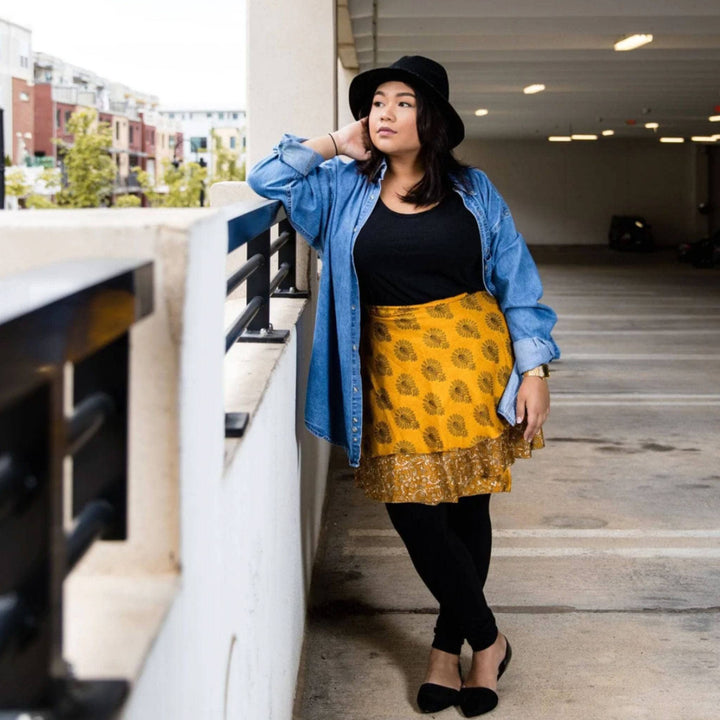 Do Darn Good Sari Wrap Skirt