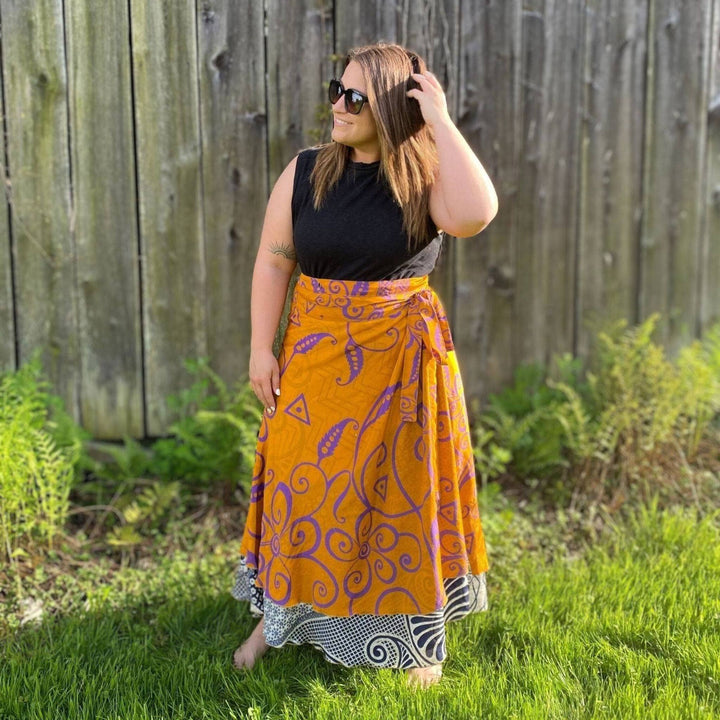 Do Darn Good Sari Wrap Skirt