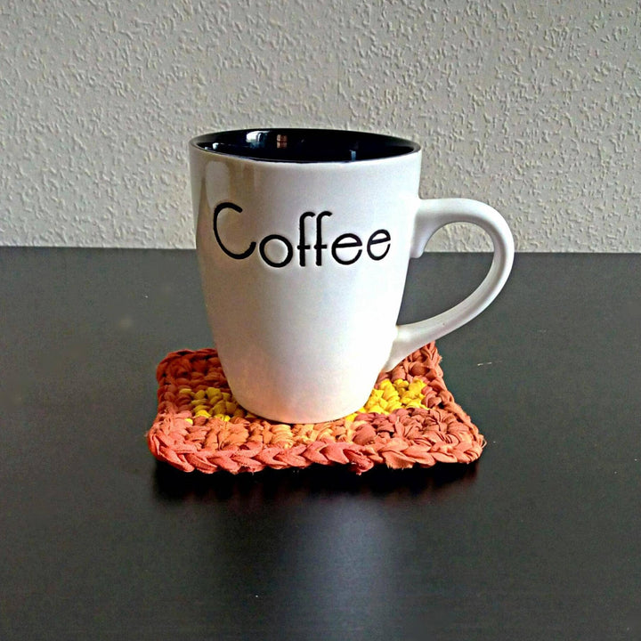 Fall Placemat and Coaster Set Crochet Kit | Darn Good Yarn - eco-friendly yarn + boho clothing