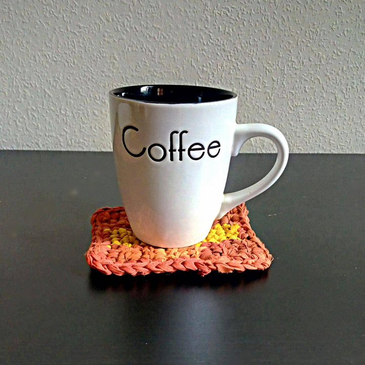 Fall Placemat and Coaster Set Crochet Pattern | Darn Good Yarn - eco-friendly yarn + boho clothing