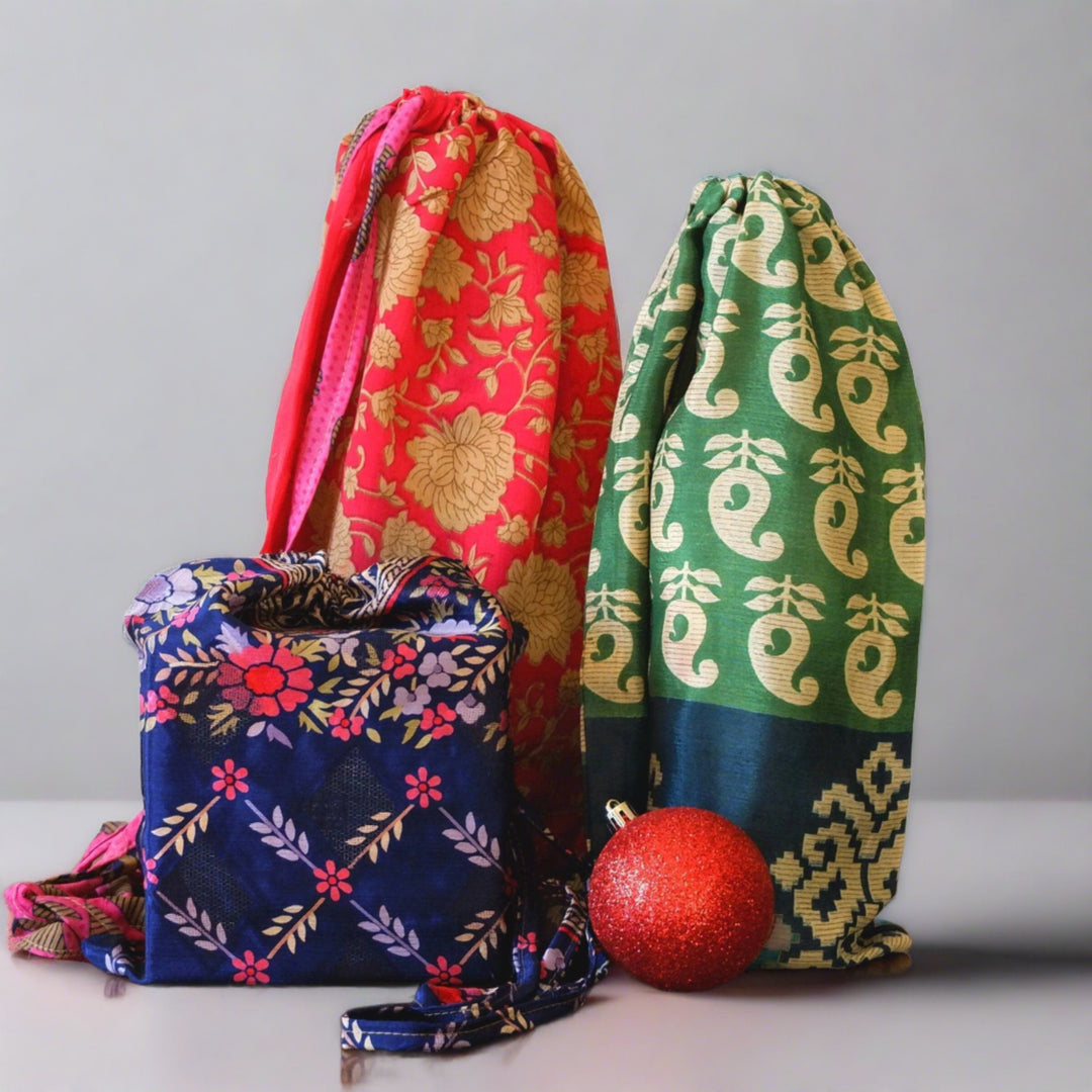 Gift Giving Drawstring Bag Bundle