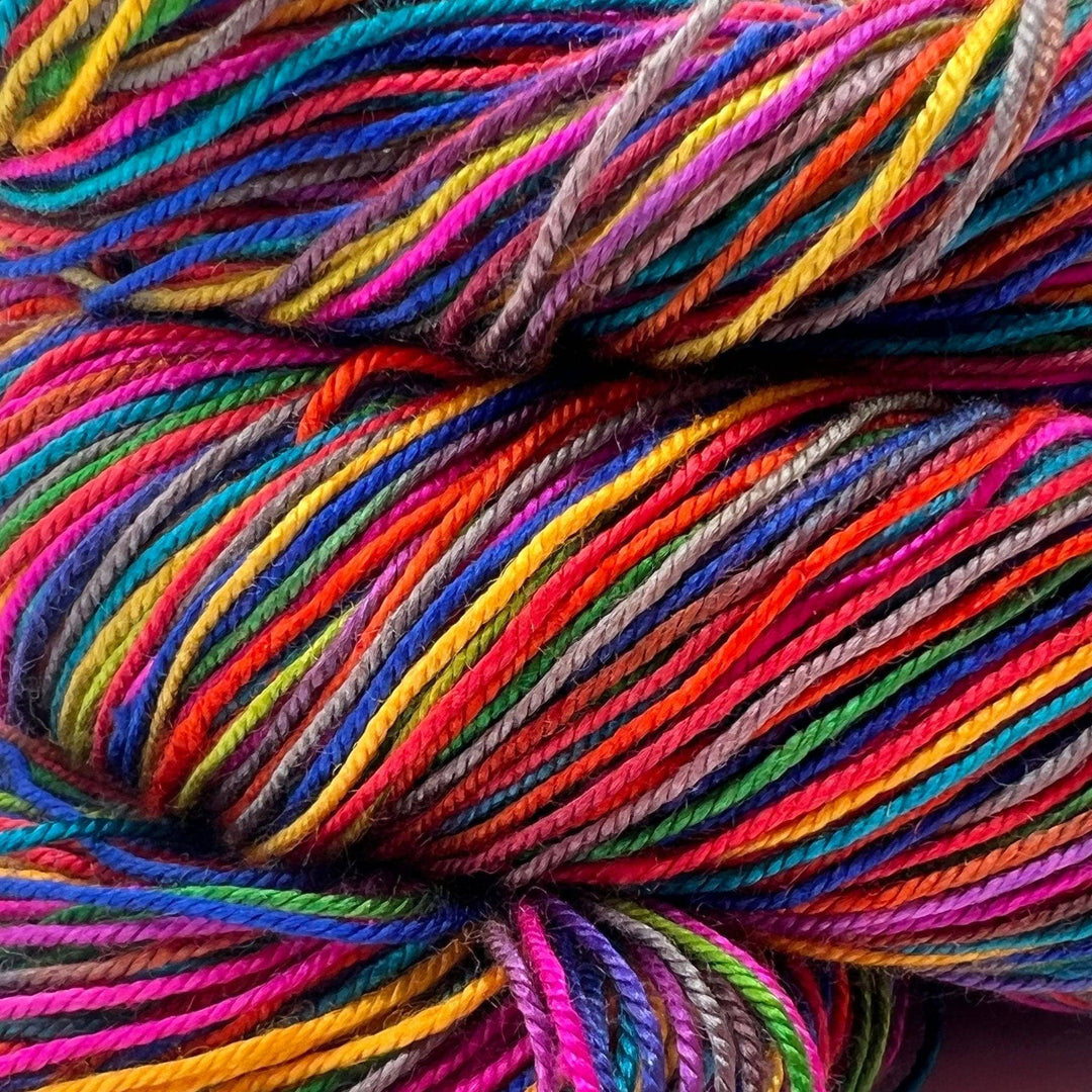 Hand Beaded Silk Yarn