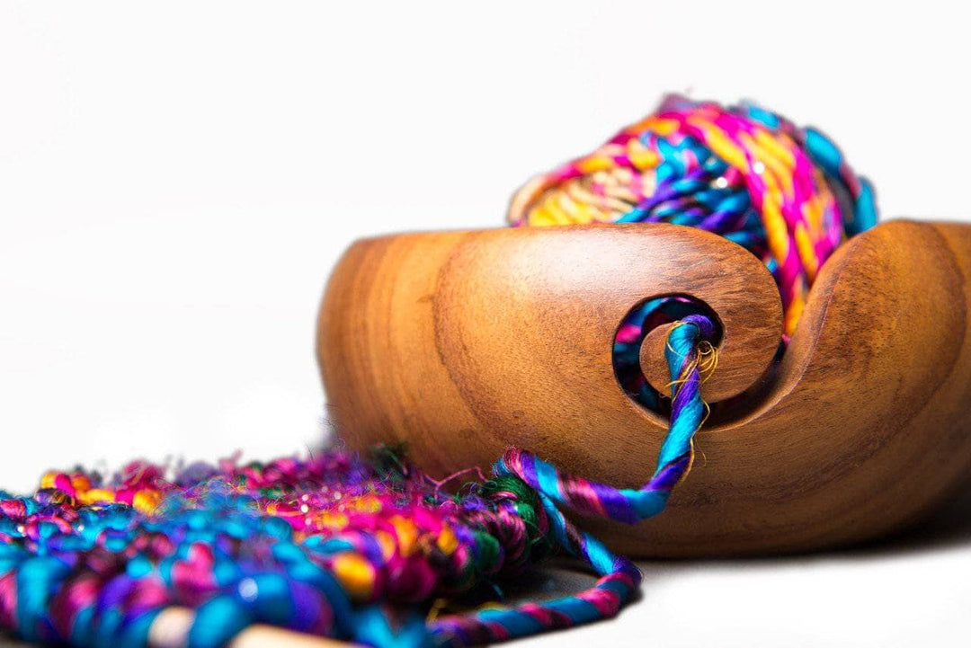 Yarn Bowls for Knitting & Crochet - Ceramic, Wooden & More – Darn Good Yarn