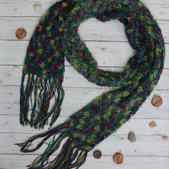 Headlands Crochet Scarf Pattern | Darn Good Yarn