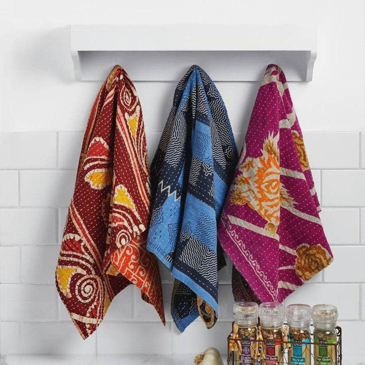 Kantha Dish Towels - Set of 3