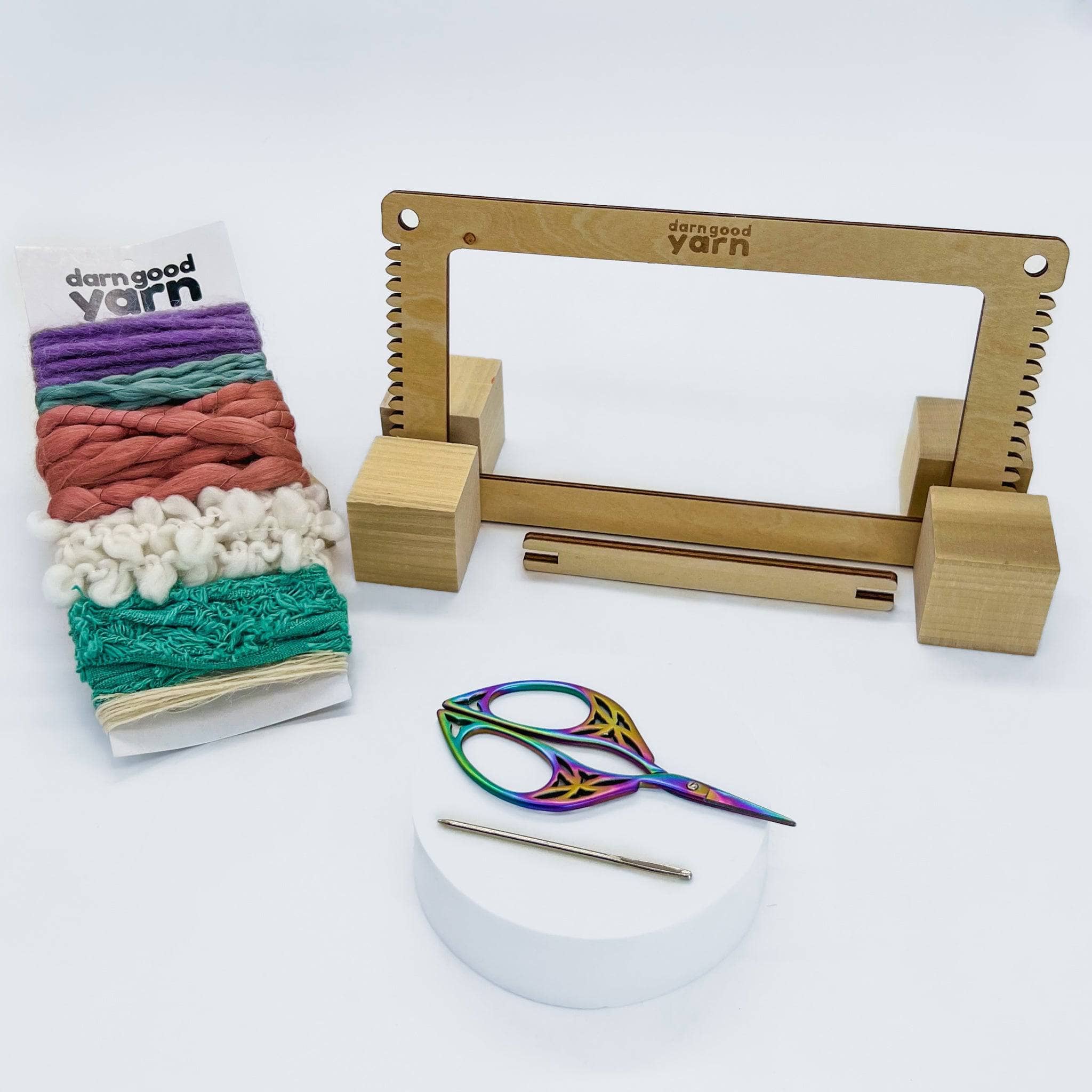 Mini Loom Kit For Weaving – Darn Good Yarn