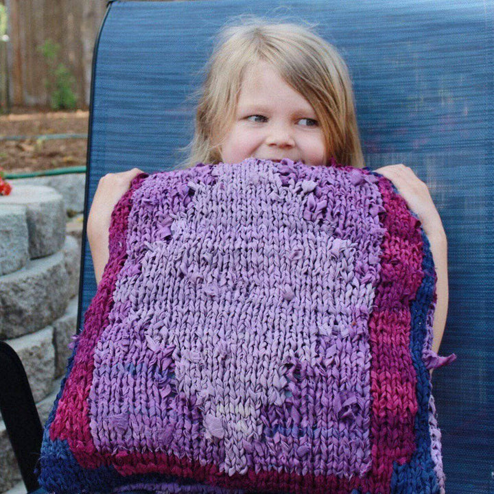 Ombre Chiffon Pillow Kit | Darn Good Yarn - eco-friendly yarn + boho clothing