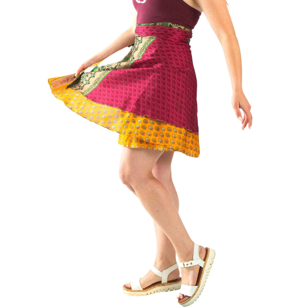 Reversible Wrap Skirt from India