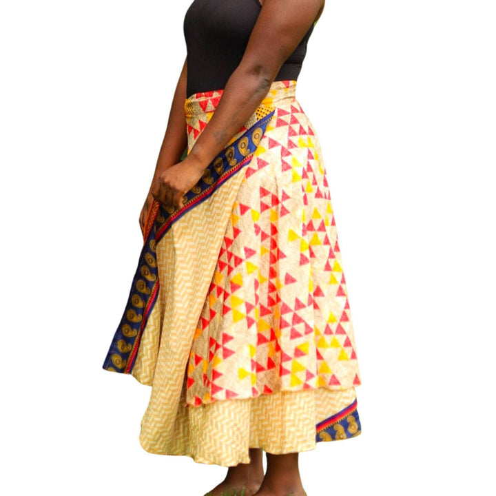 Reversible Wrap Skirt from India