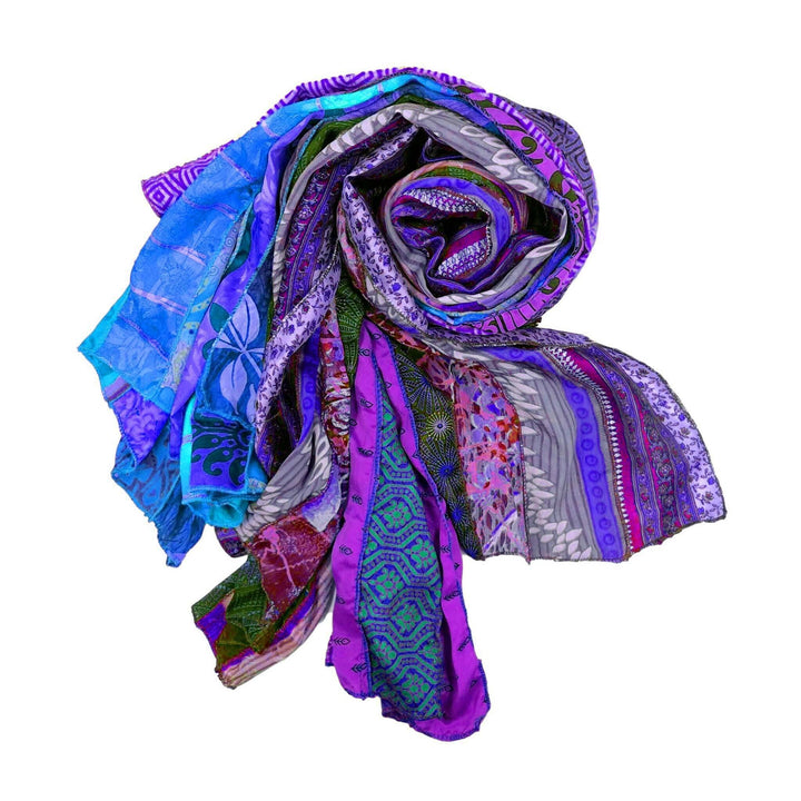 cool toned 3 pack of sari material scarves
