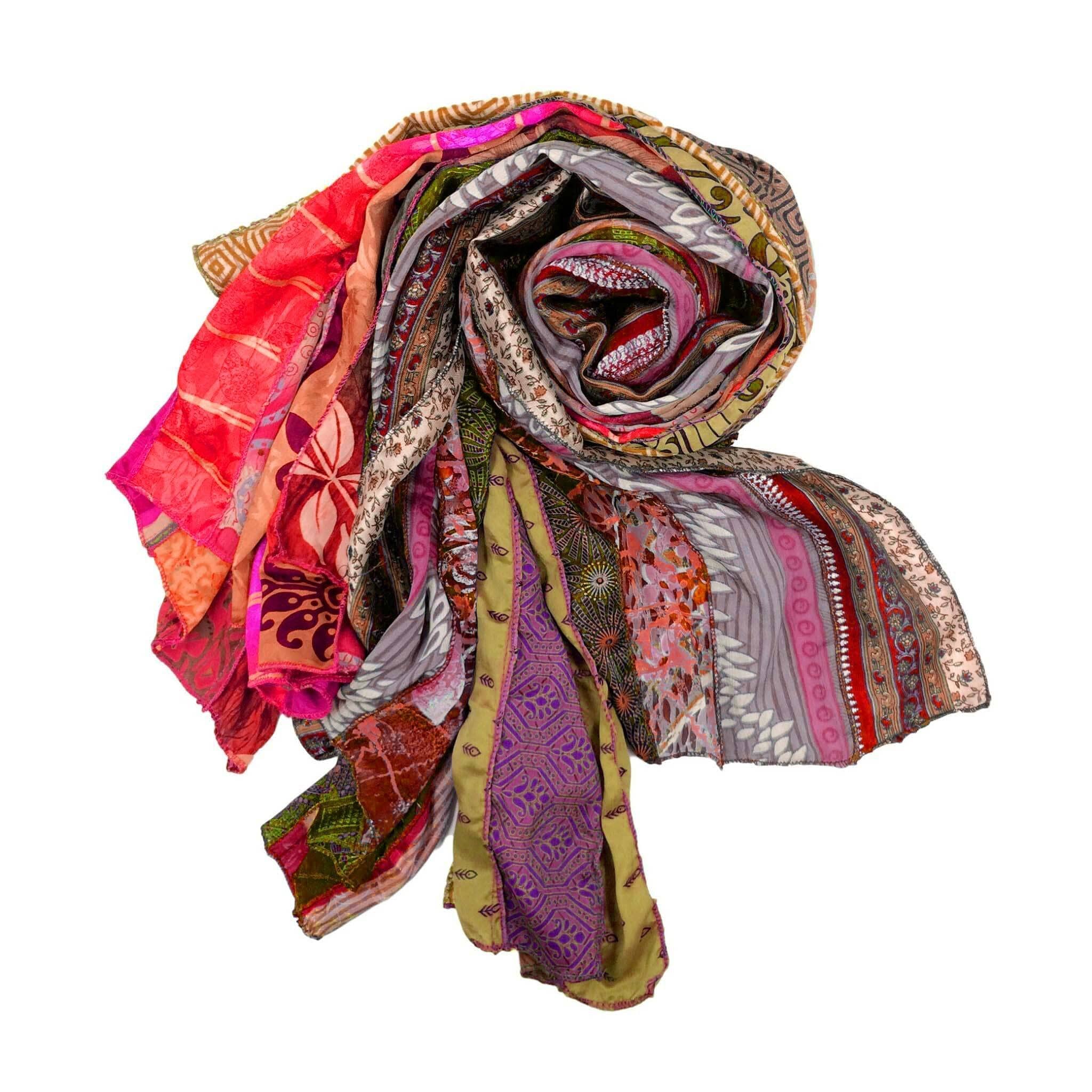 Sari Fabric Wrap & Square Scarf! - Trade Roots