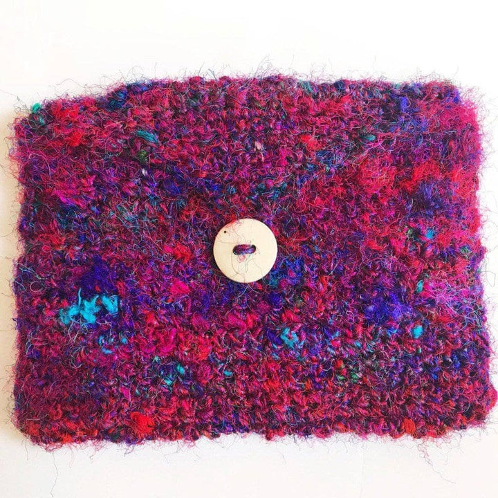 Sari Not Sorry Clutch Crochet Kit | Darn Good Yarn - eco-friendly yarn + boho clothing