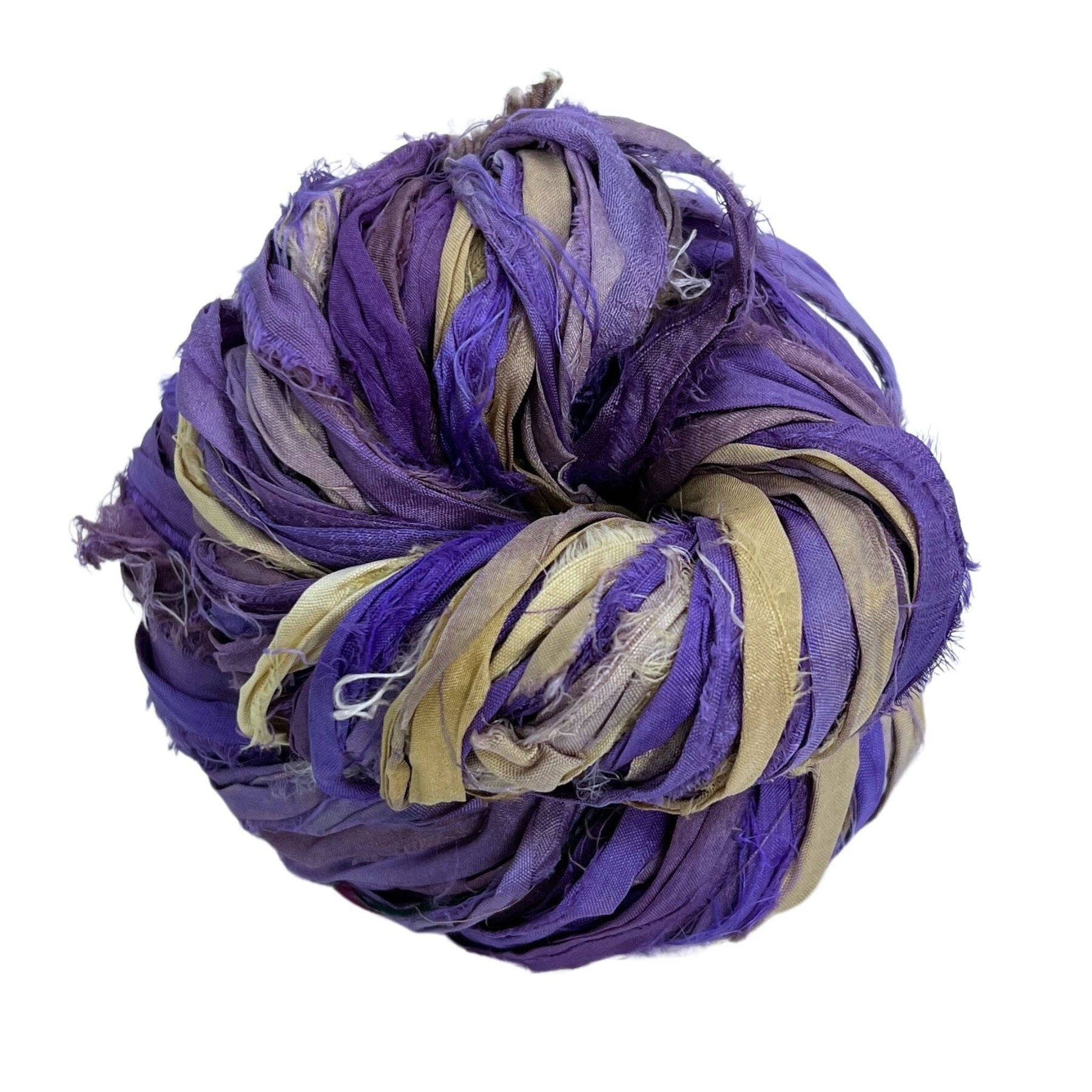 Nightshades Recycled Sari Silk Ribbon/Yarn – The Spinnery Store