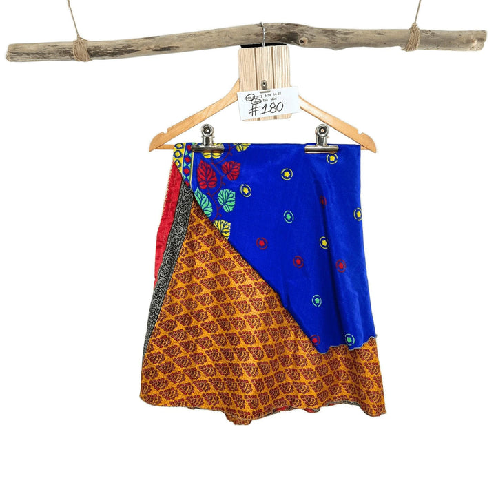 Sari Wrap Skirt - 00-4 - Maxi Length