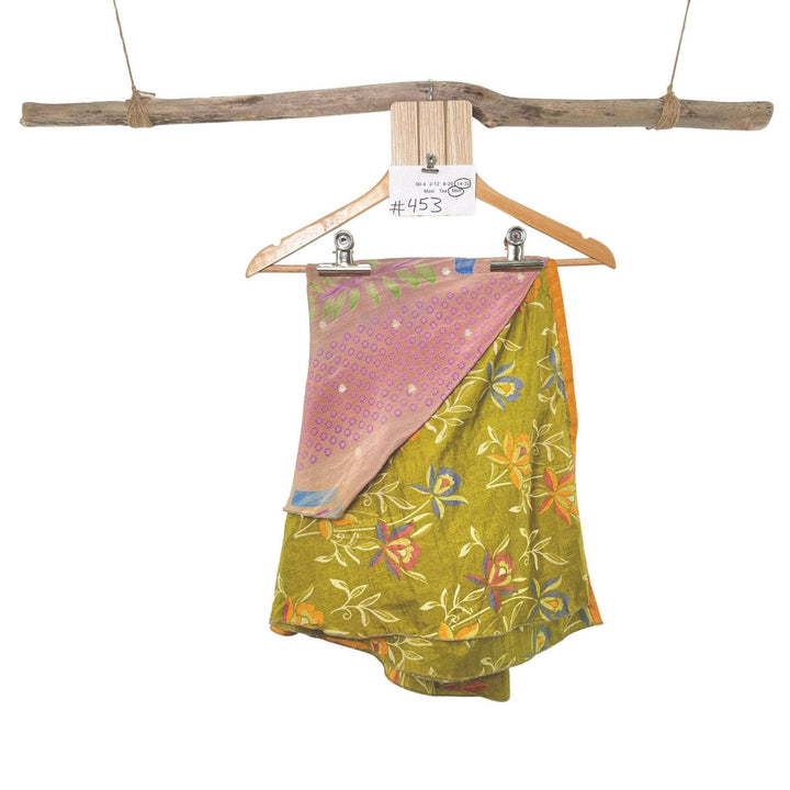 Sari Wrap Skirt - 14-32 - Mini Length
