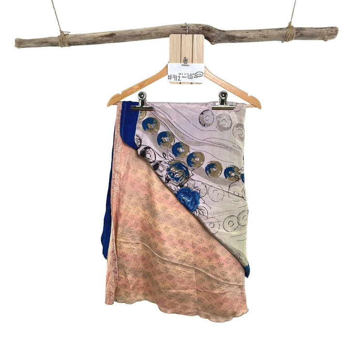 Sari Wrap Skirt - 14-32 - Tea Length