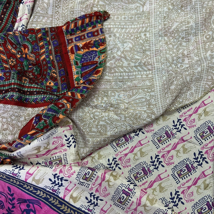 Sari Wrap Skirt - 2-12 - Mini Length