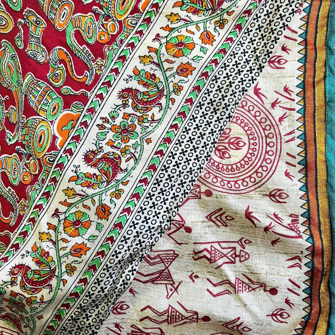 Sari Wrap Skirt - 2-12- Tea Length