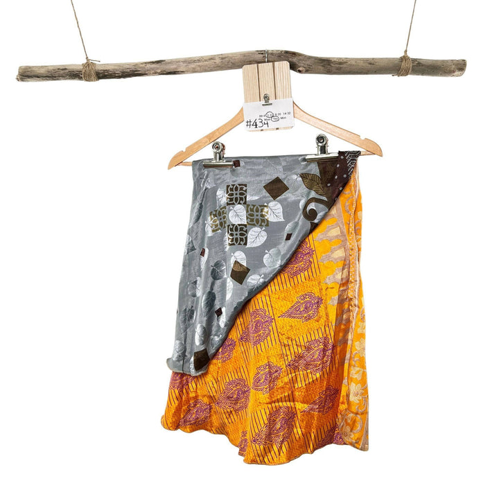 Sari Wrap Skirt - 2-12 - Tea Length