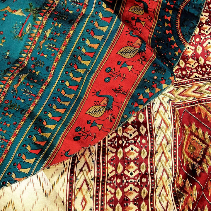 Sari Wrap Skirt - 2-12 - Tea Length
