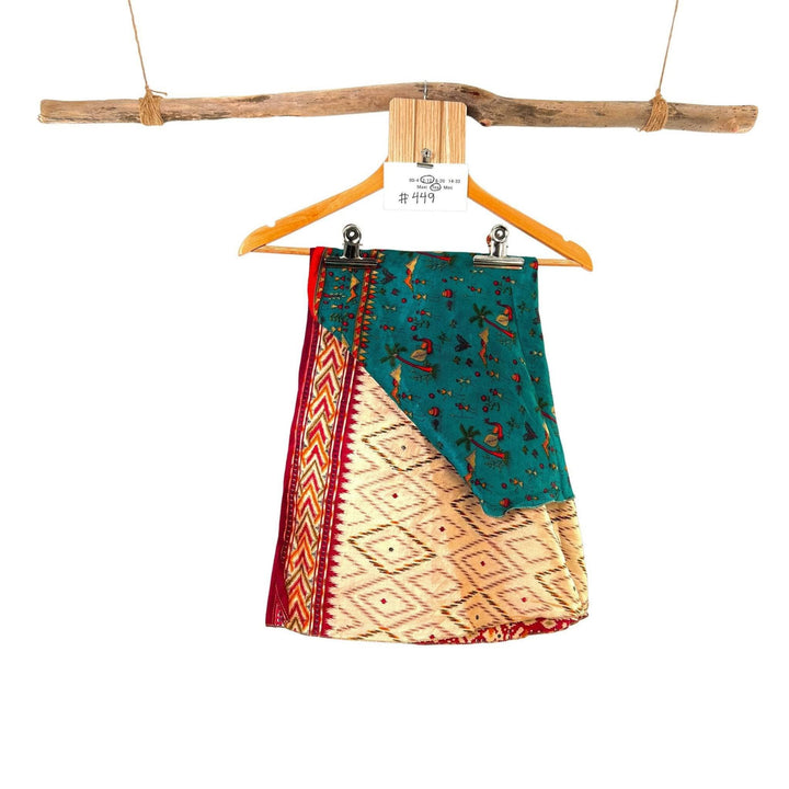 Sari Wrap Skirt - 2-12 - Tea Length