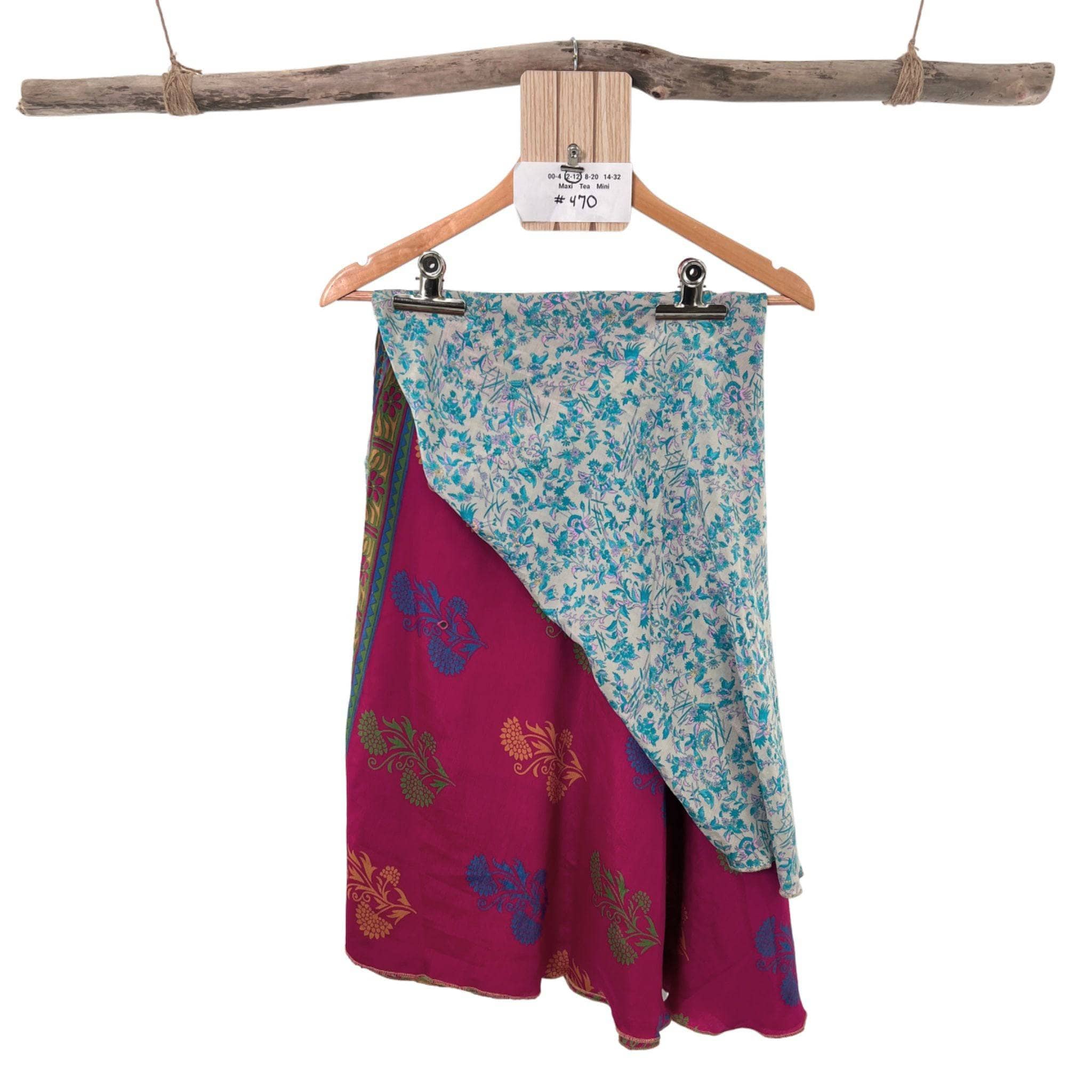 sari wrap skirt 2 12 tea length 470 eco friendly yarn crochet knit boho plus size womens clothing 282531